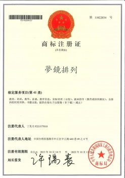 中国梦镜排列商标权