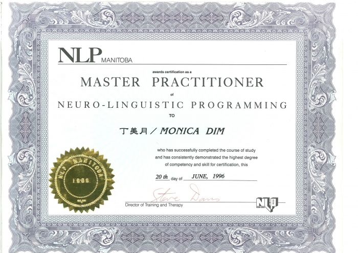NLP Master 證書